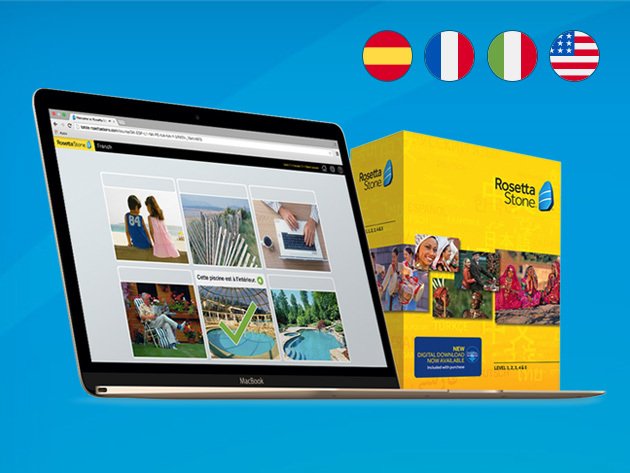 Rosetta Stone Language Box Set (Levels 1-4) 