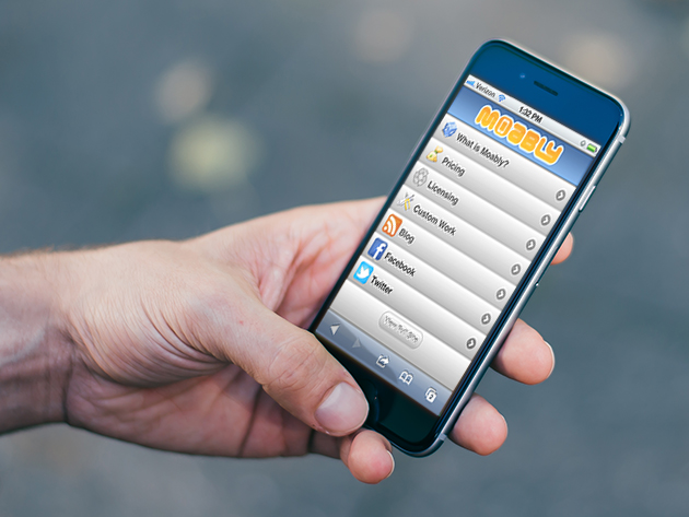 Moably Mobile Website Builder Pro: Lifetime Subscription